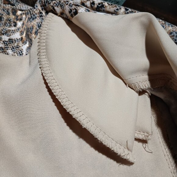 Alberto Makali Women's Leopard Print Open Jacket 3/4 Sleeves M - Picture 9 of 9